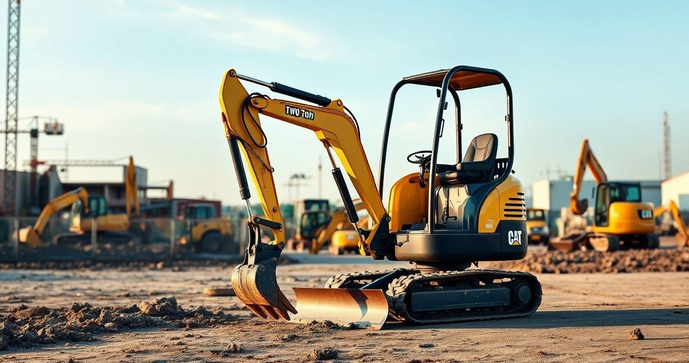 Mini Escavadeira 2 Toneladas: Vantagens e Aplicações Práticas