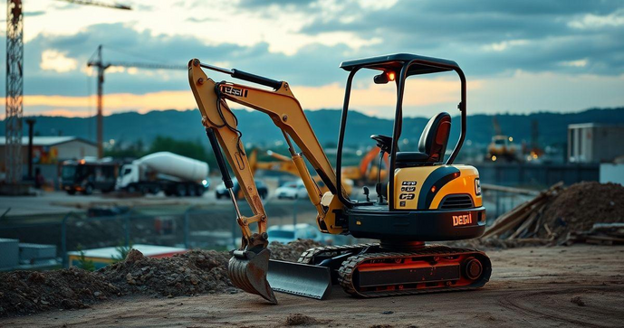 Mini Escavadeira a Diesel: Vantagens e Aplicações no Setor de Construção