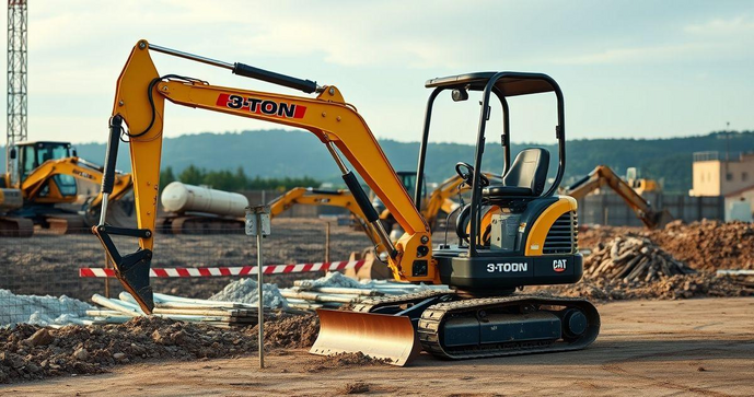 Mini escavadeira 3 toneladas: como escolher a ideal para suas necessidades de construção Mini escavadeira 3 toneladas: como escolher a ideal para suas necessidades de construção