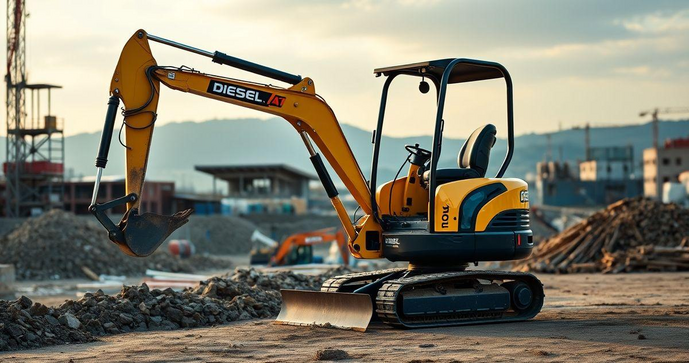 Como a Mini Escavadeira a Diesel Transforma Projetos de Construção Como a Mini Escavadeira a Diesel Transforma Projetos de Construção
