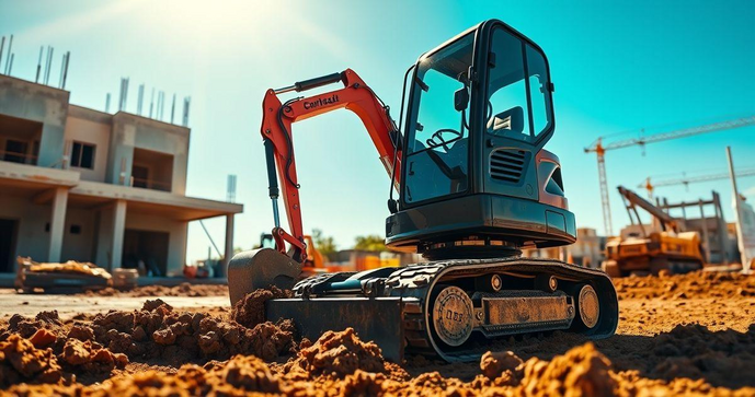 Mini escavadeira 1 tonelada: a solução compacta que transforma seu projeto!