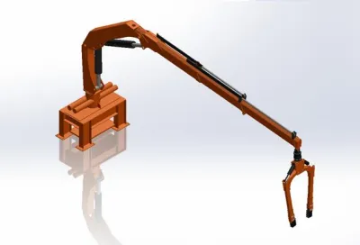 Escavadeira pinça Escavadeira pinça